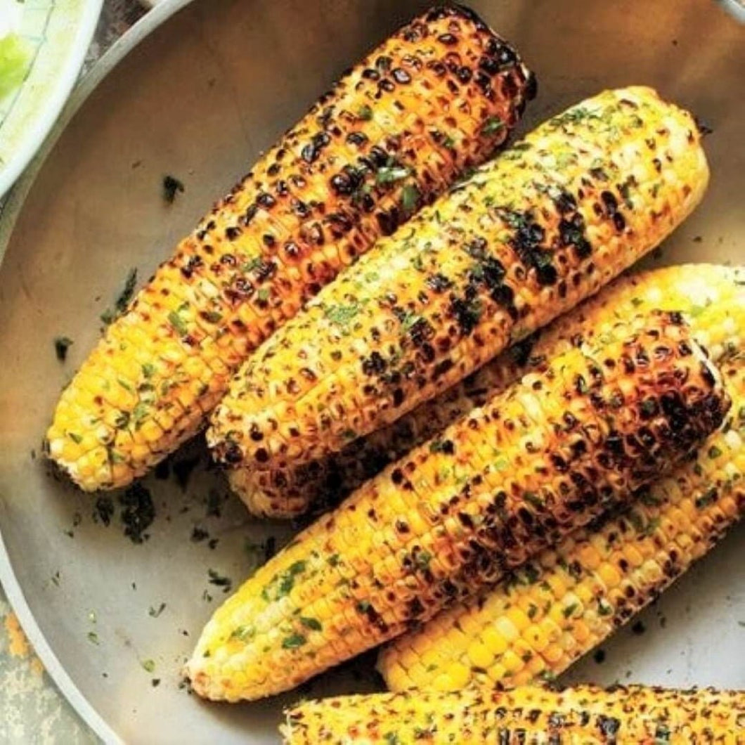 Roasted Corn on the Cob with Dirty Rice - Try Vegan Meal Delivery Vegan Home Meal Delivery